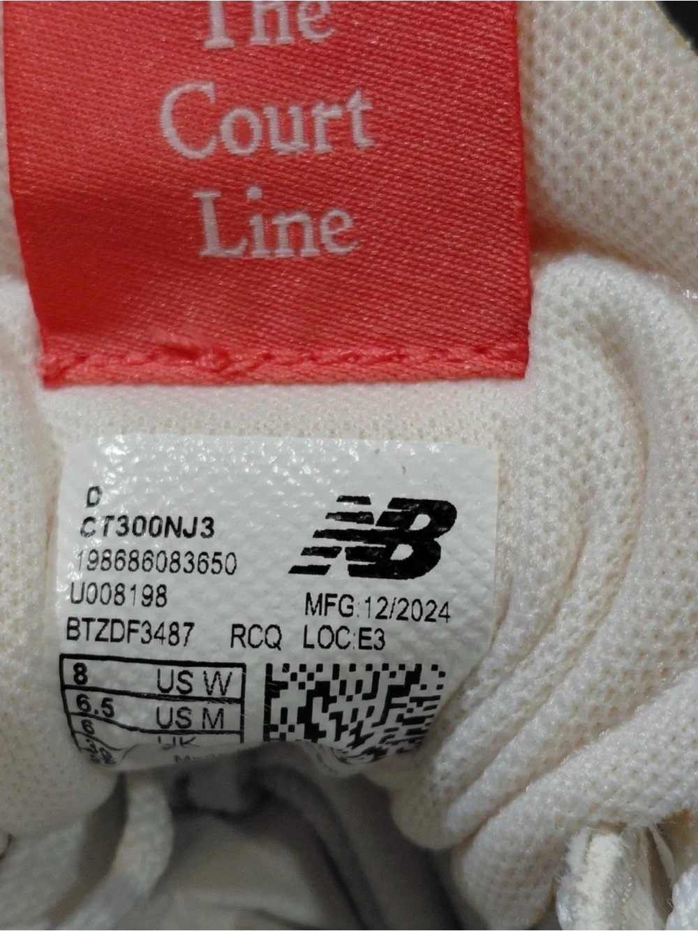 New Balance Womens CT 300 v3 Court Sneakers